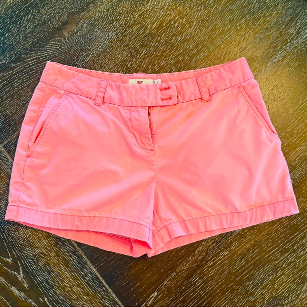 Vineyard Vine preppy pink shorts Sz 4
